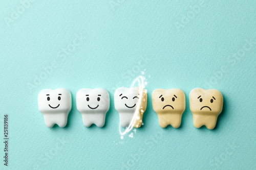 Quadro su tela Teeth whitening