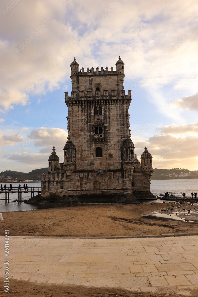 The Belem Tower (Torre de Belem), Lisbon, Portugal