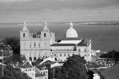 Famous Church of St. Vicent in Lisbon Portugal 