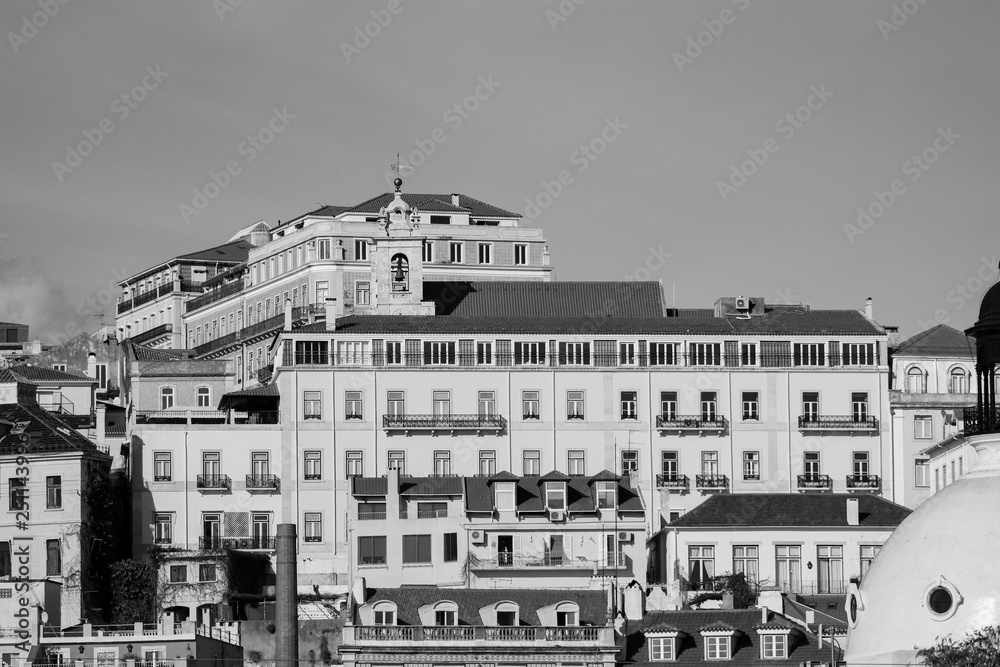 View from the city of Lisbon in Portugal