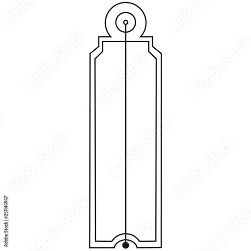 Masonic symbol of Junior Warden for Blue Lodge Freemasonry