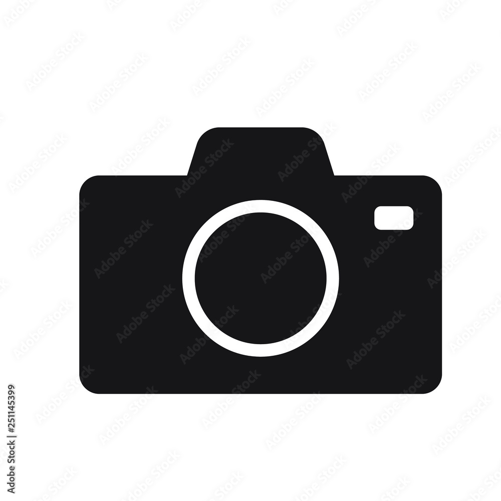 Photo camera vector icon Photo camera vector icon