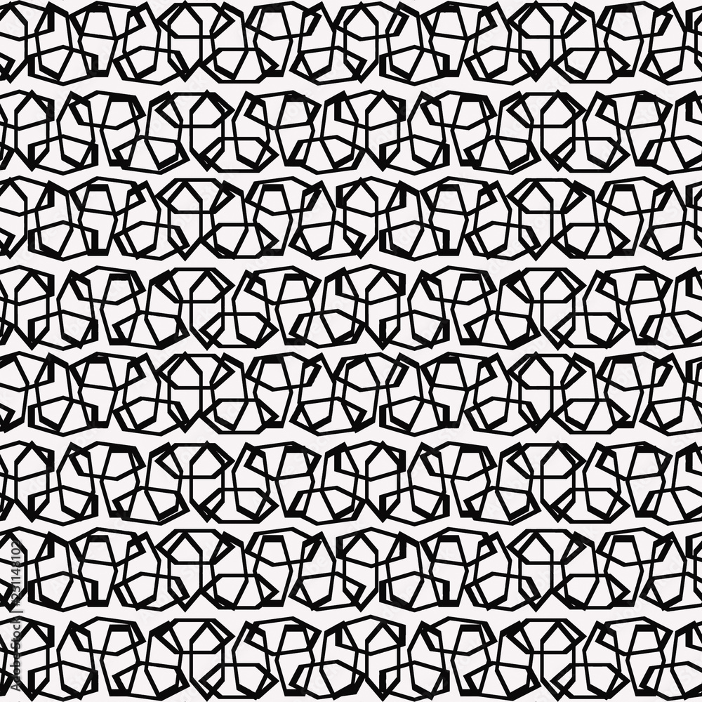Abstract pattern. Seamless black and white texture. Abstract pattern. Seamless black and white texture.