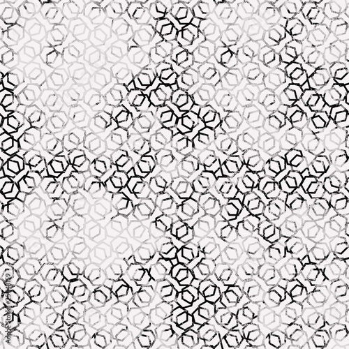 Fototapeta Naklejka Na Ścianę i Meble -  Abstract pattern. Seamless black and white texture.