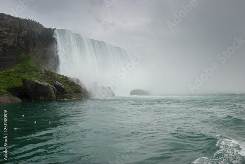 Niagara Falls. View from tourist boat
