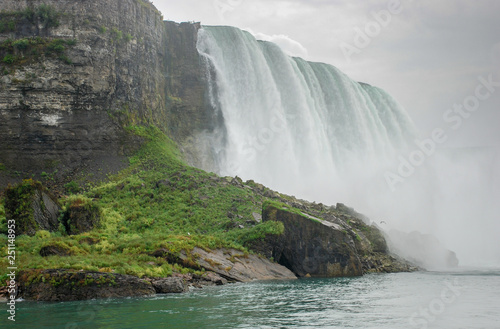 Niagara Falls. View from tourist boat