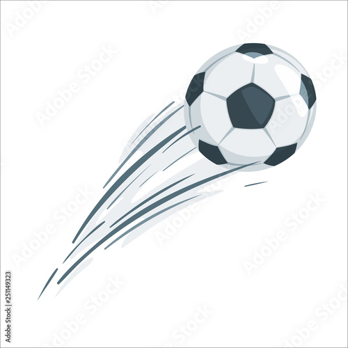 Soccer ball vector illustration.