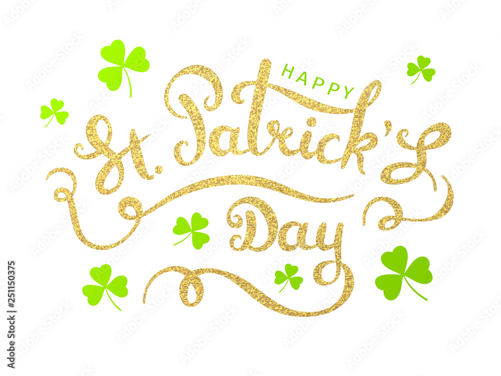 Elegant Happy St. Patricks Day greeting card Elegant Happy St. Patricks Day greeting card