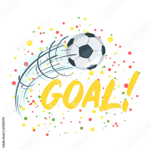 Soccer championship design element 
