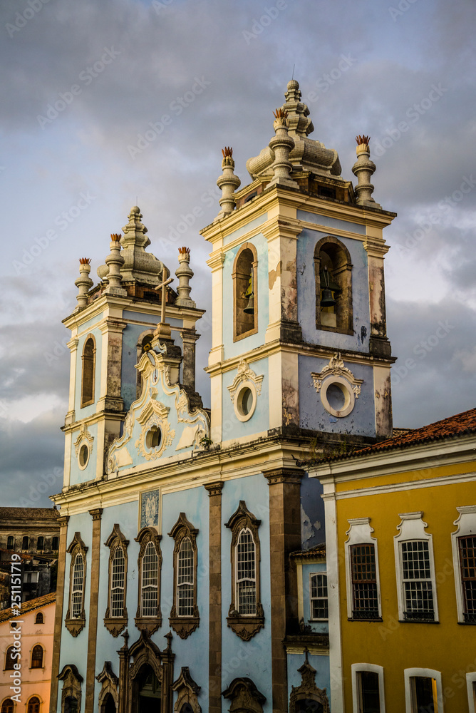 Igreja de Nossa Senhora do Rosário dos Pretos, Pelourinho, Salvador, Bahia, Brazil