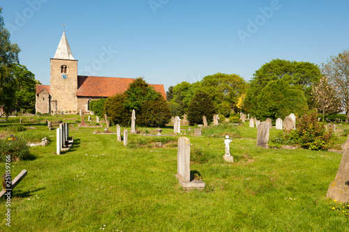old church and graves