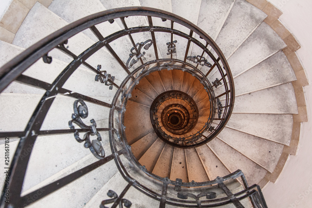 Budapest spiral staircases