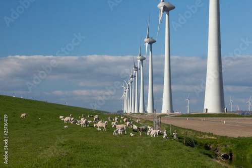 Obraz na płótnie Wind farm w salonie