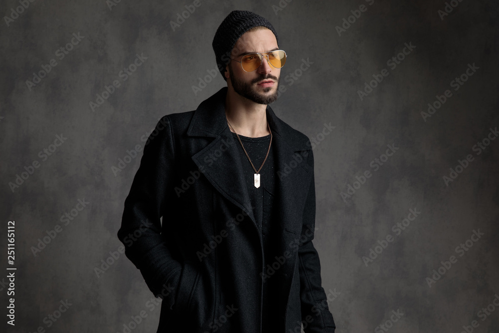 Intriguing man wearing shades Intriguing man wearing shades