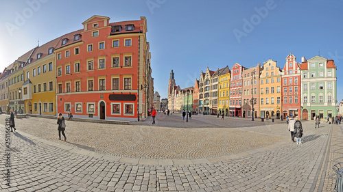 Old Market Square in Wroclaw, Poland