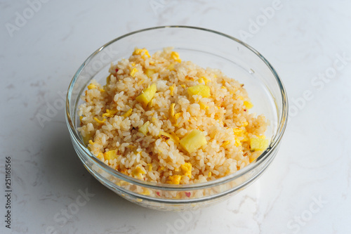 Fried rice with pineapple