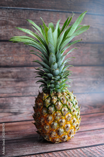 A nice pineapple on the board