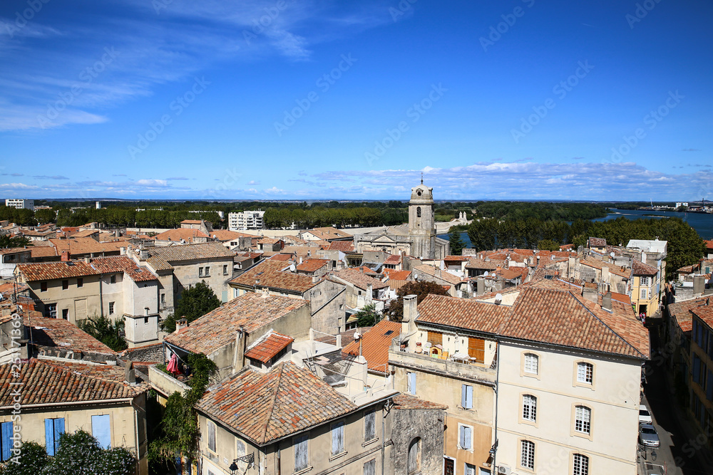Arles, view of the city from the amphitheater