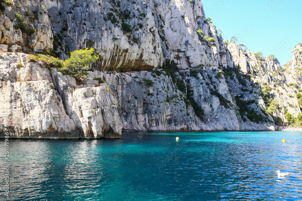 National park of calanques in the sea of Provence
