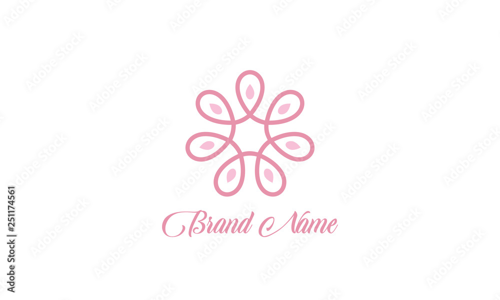 Nice and elegant ornament vector logo. Nice and elegant ornament vector logo.