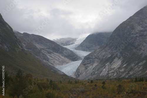 Glacier near spiterstulen photo