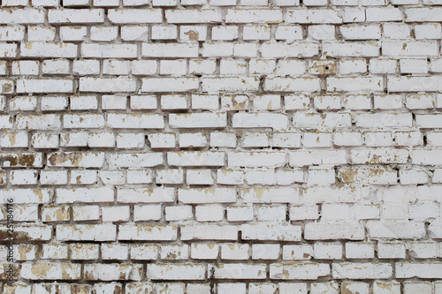 Part of dirty brickwork with drips background texture