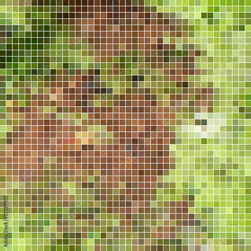 abstract vector square pixel mosaic background