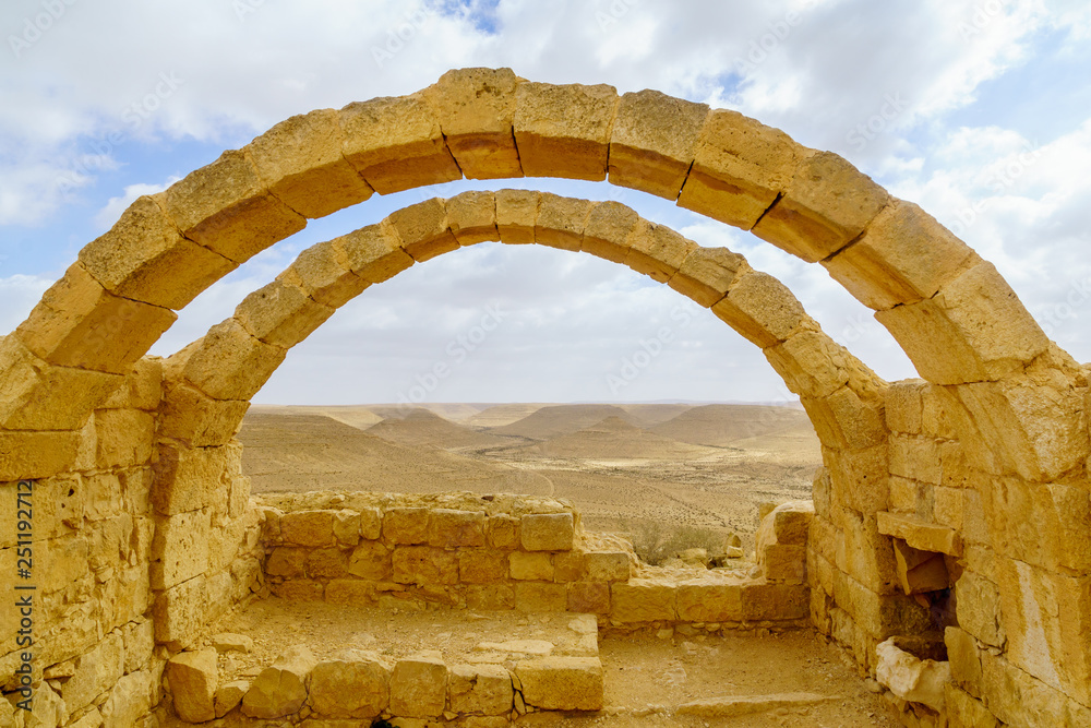 Ruined Ancient Nabataean city of Avdat