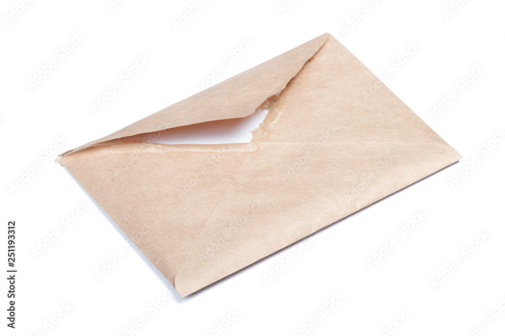 Old open envelope