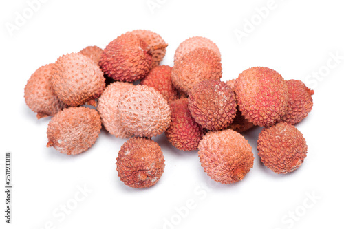 Exotic lychee fruit