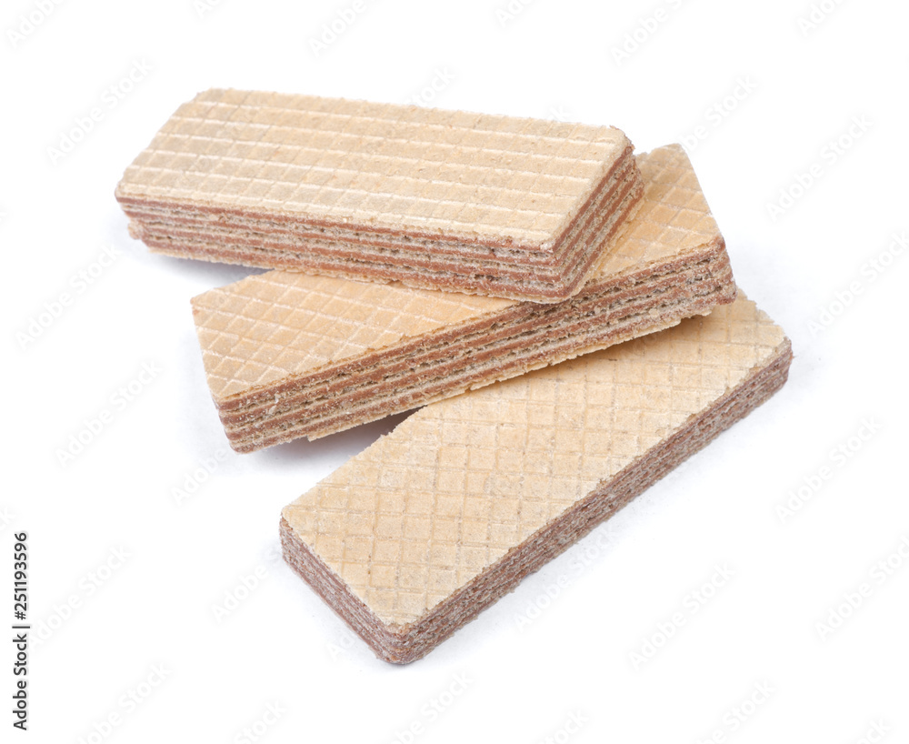 Four rectangle shape wafer biscuits Four rectangle shape wafer biscuits