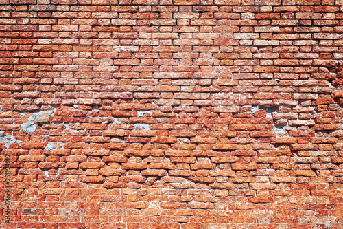 red brick background. red brick old brick wall