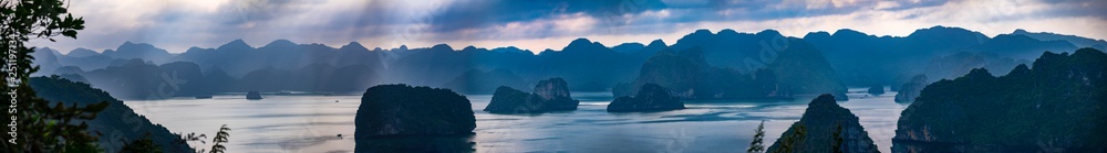 Halong Bay panoramic view, Vietnam