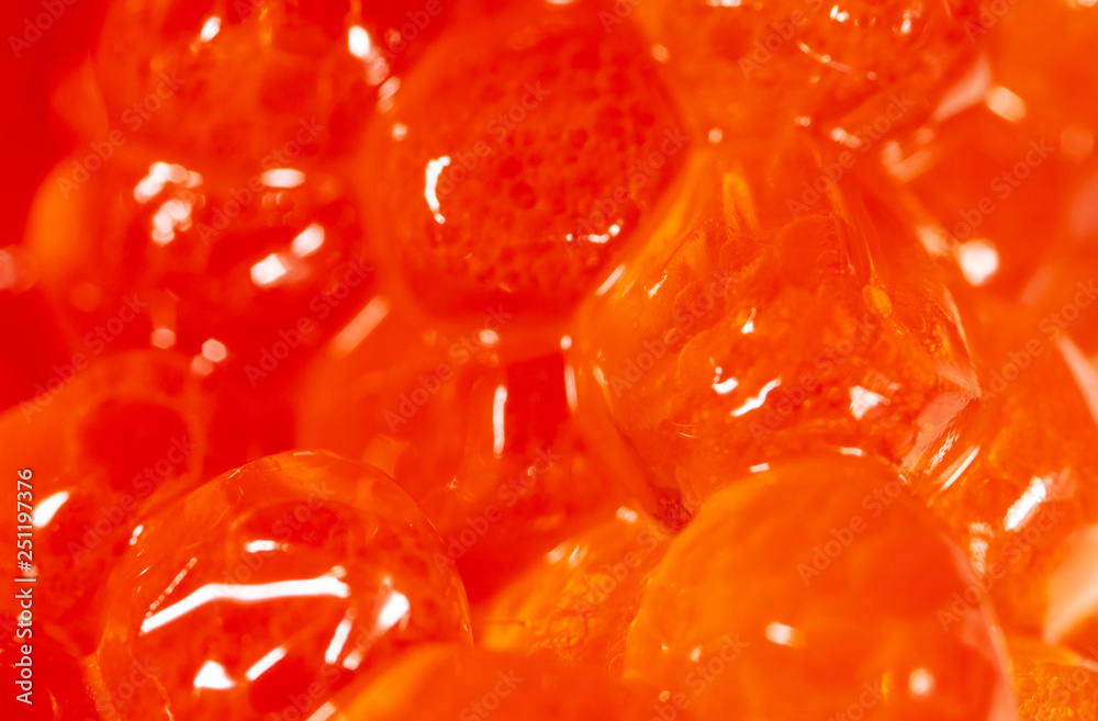 Red caviar as an abstract background Red caviar as an abstract background