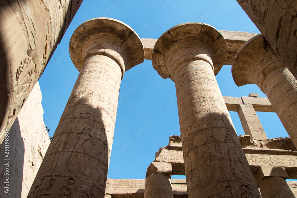 Świątynia Amona-Re i Wielki Hypostyl, Karnak, Egipt Świątynia Amona-Re i Wielki Hypostyl, Karnak, Egipt