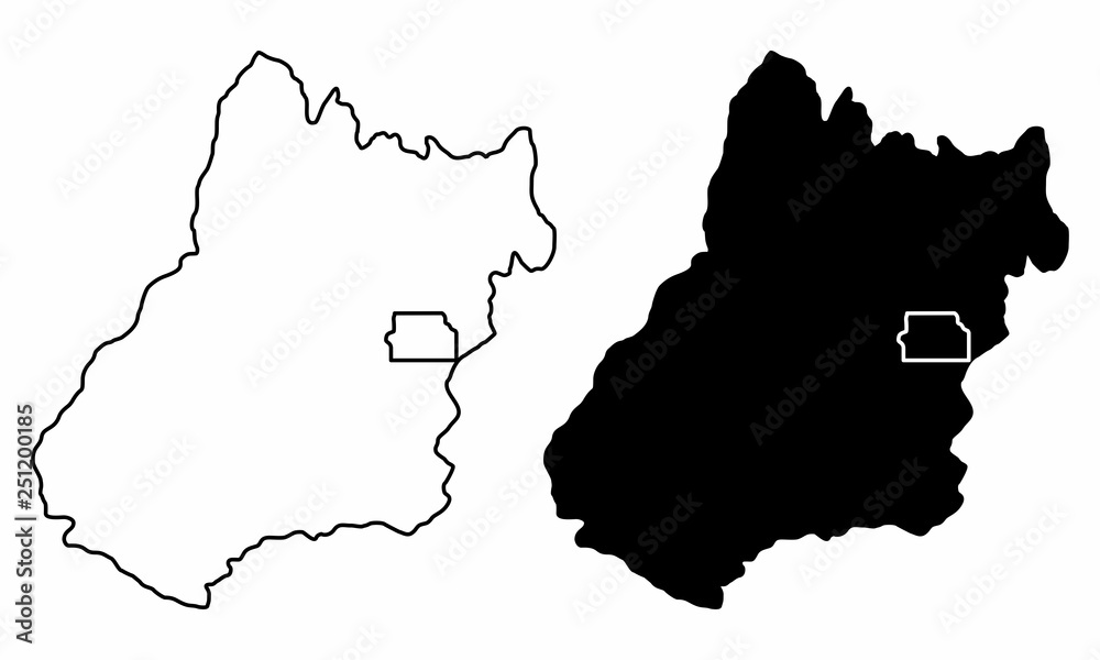 Goias State maps illustration