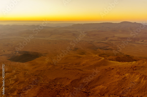 Wallpaper Mural Sunrise view of Makhtesh (crater) Ramon Torontodigital.ca