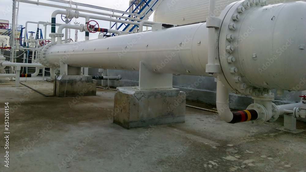 Heat exchanger in a refinery Heat exchanger in a refinery