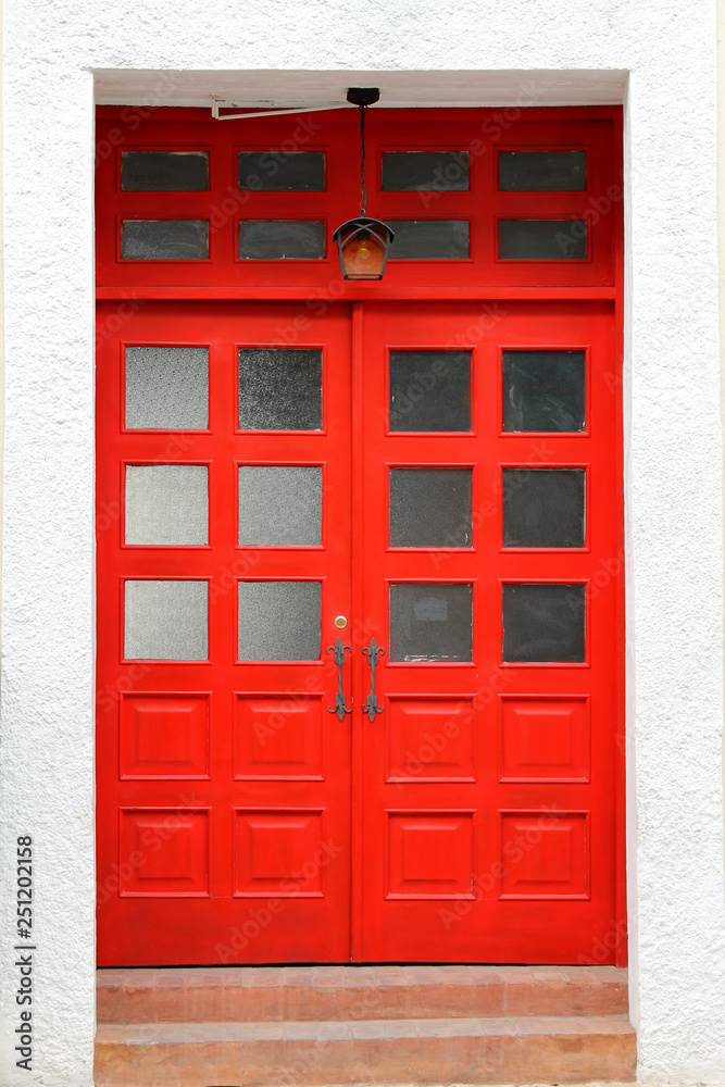 Obraz premium Maison Coloniale Porte