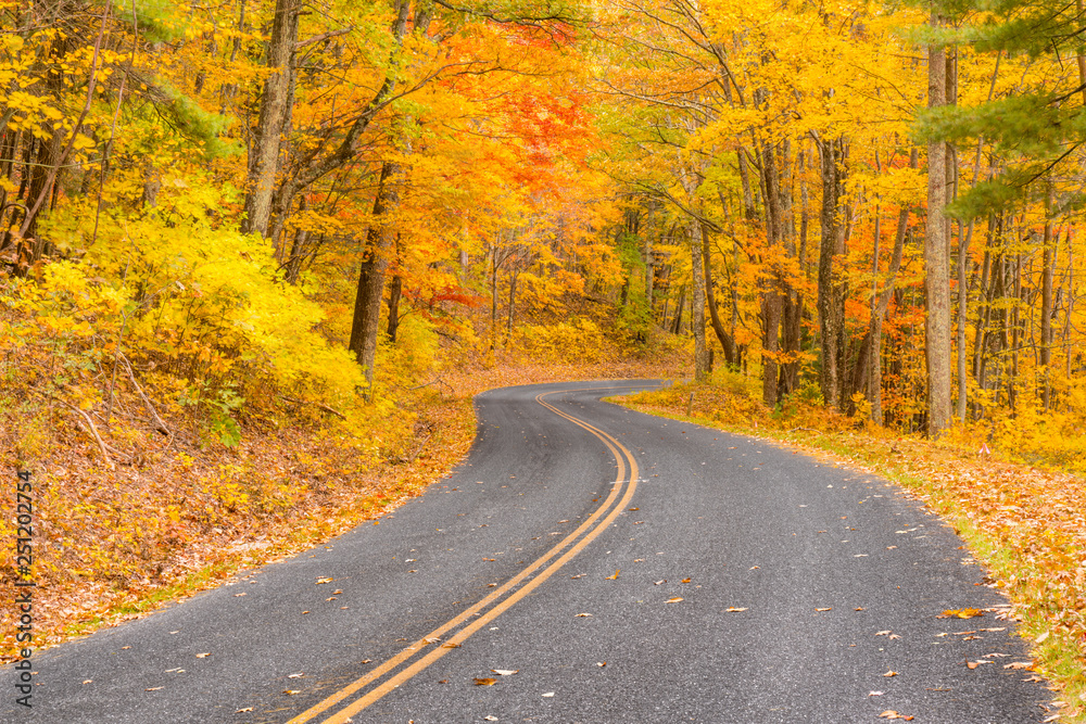 Autum along the Blue Ridge Parkway Autum along the Blue Ridge Parkway