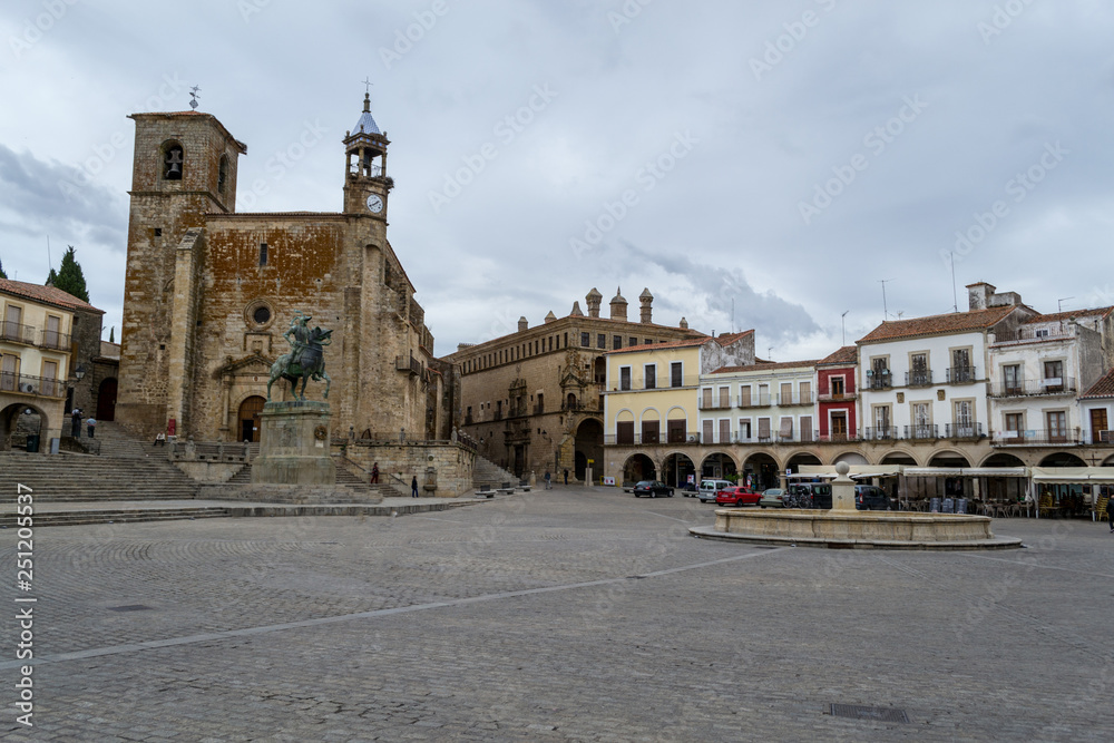 Main square of Trujillo
