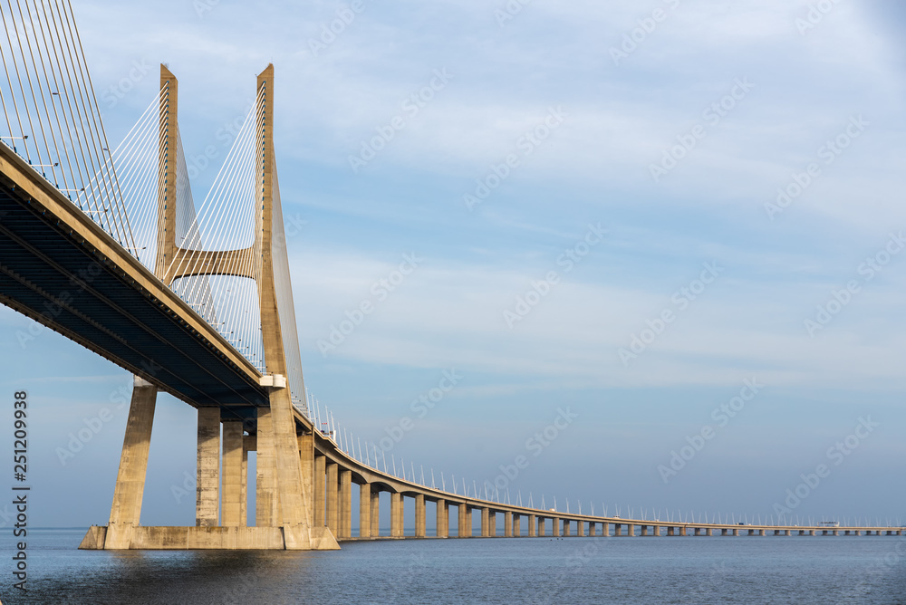 Fototapeta premium Vasco da Gama bridge in Lisbon