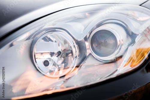 car headlights isolated © Djordje