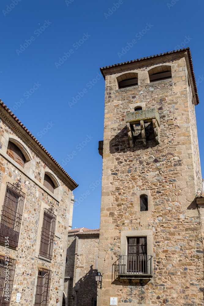 Palace of los Golfines in Caceres (Spain)