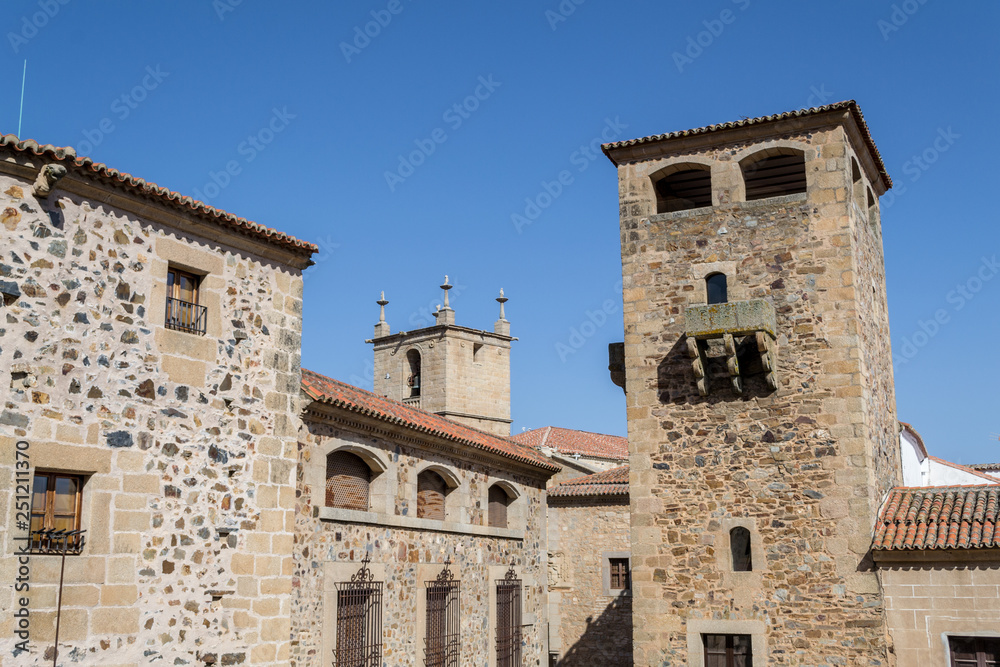 Palace of los Golfines in Caceres (Spain)