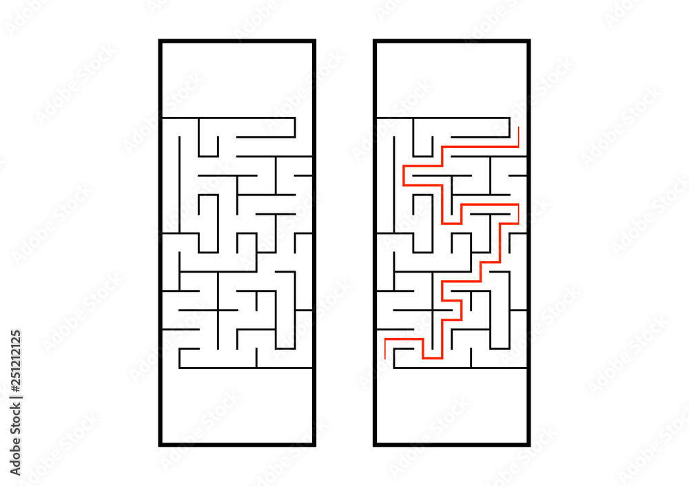Fotografie Abstact labyrinth