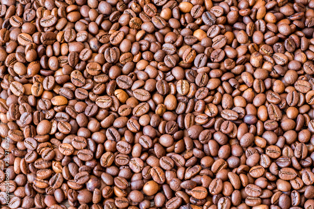 The background of coffee beans. Growing and selling coffee_ The background of coffee beans. Growing and selling coffee_