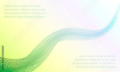 abstract backdrop pattern with wave, flow, ascending motion vector graphic