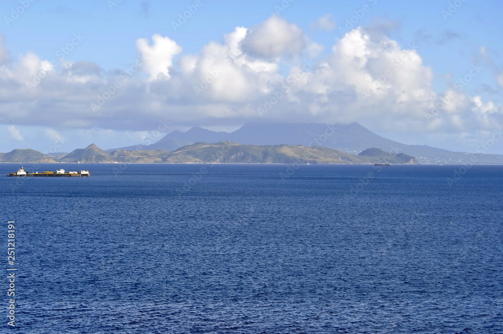 A View of St. Kitts Island