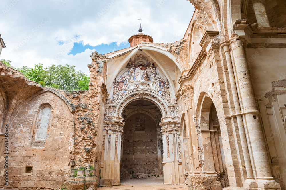 Ruins of the church of the Monastery of Piedra
